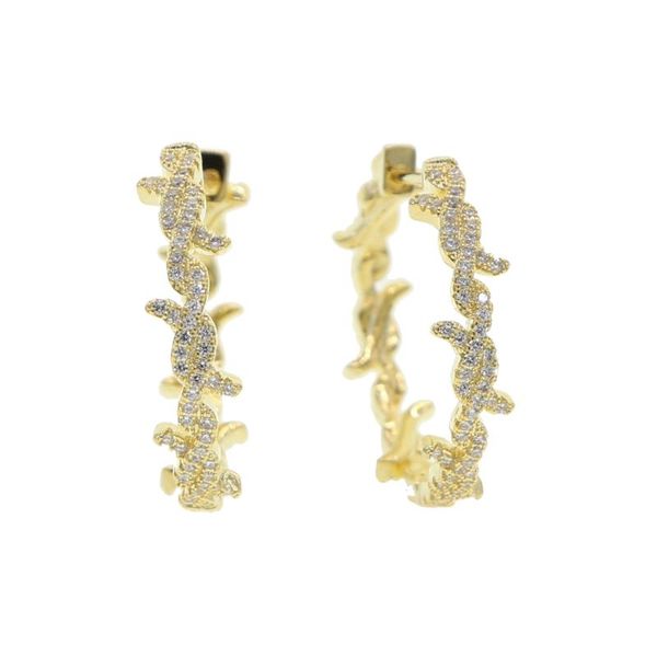 iced out bling 5a cubic zirconia cz paved hoop earrings for women trendy silver color micro pave barbed wire huggies jewelry, Golden;silver
iced out bling 5a cubic zirconia cz paved hoop earrings for women trendy silver color micro pave barbed wire huggies jewelry, Golden;silver
