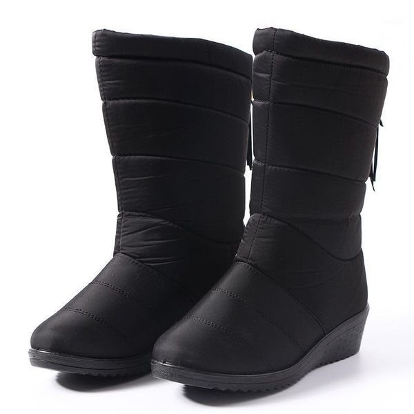 boots snow women winter warm platform fur fringe shoes wedges heels knee high leather bota1, Black
boots snow women winter warm platform fur fringe shoes wedges heels knee high leather bota1, Black