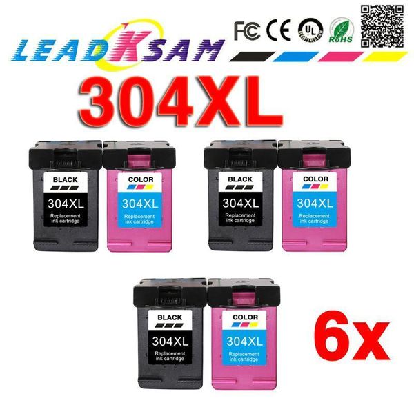 ink cartridges 6x 304xl compatible for 304 xl with chip full deskjet envy 5032 5030 37001
ink cartridges 6x 304xl compatible for 304 xl with chip full deskjet envy 5032 5030 37001