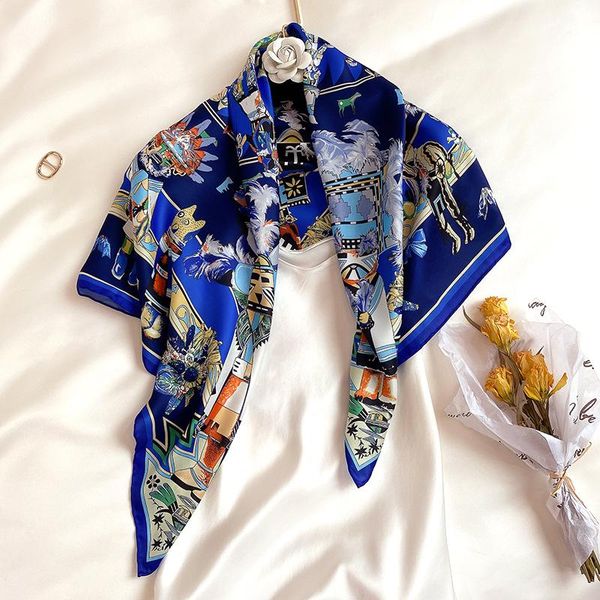 scarves koi leaping animal kingdom twill silk 90 large square scarf women summer sunscreen shawl, Blue;gray
scarves koi leaping animal kingdom twill silk 90 large square scarf women summer sunscreen shawl, Blue;gray