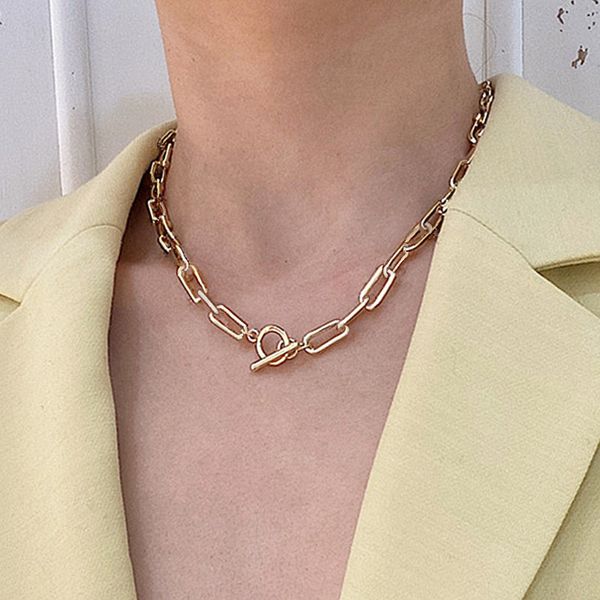 fashion circle bar cross thick chain necklace pendant gold silver color choker necklaces women jewelry, Golden;silver
fashion circle bar cross thick chain necklace pendant gold silver color choker necklaces women jewelry, Golden;silver