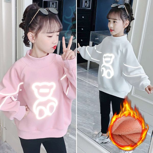 girls' sweater plush new wtern sle thickened bottom coat children's winter warm et cartoon luminous bear, Black
girls' sweater plush new wtern sle thickened bottom coat children's winter warm et cartoon luminous bear, Black