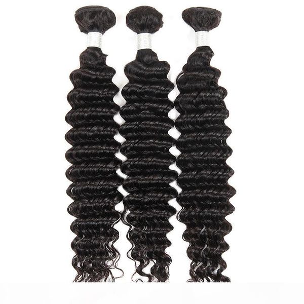 10a brazilian virgin hair deep wave 3 bundles wet and wavy virgin peruvian malaysian deep wave curly human hair extensions natural color, Black
10a brazilian virgin hair deep wave 3 bundles wet and wavy virgin peruvian malaysian deep wave curly human hair extensions natural color, Black