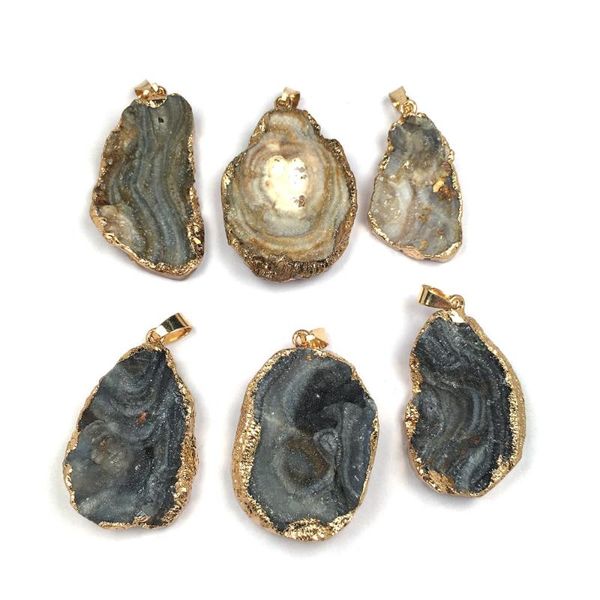 natural stone irregular pendant agates exquisite charms pendants for making diy necklace accessories craft decoration jewelry, Bronze;silver
natural stone irregular pendant agates exquisite charms pendants for making diy necklace accessories craft decoration jewelry, Bronze;silver