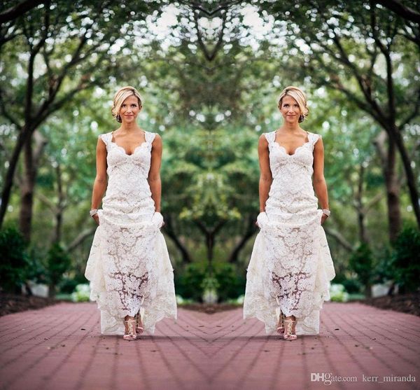 a-line wedding dresses country style pluging v-neck cap sleeves keyhole back a line vintage custom made bridal gowns, White
a-line wedding dresses country style pluging v-neck cap sleeves keyhole back a line vintage custom made bridal gowns, White