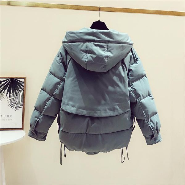 hooded loose thick winter jacket women korean modis ins solid woman parkas 2020 new arrival short warm coat1, Black
hooded loose thick winter jacket women korean modis ins solid woman parkas 2020 new arrival short warm coat1, Black