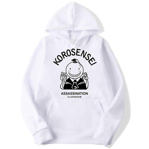 

assassination classroom korosensei anime hoodies men and women autumn casual pullover sweats hoodie fashion sweatshirts mwt102, Black