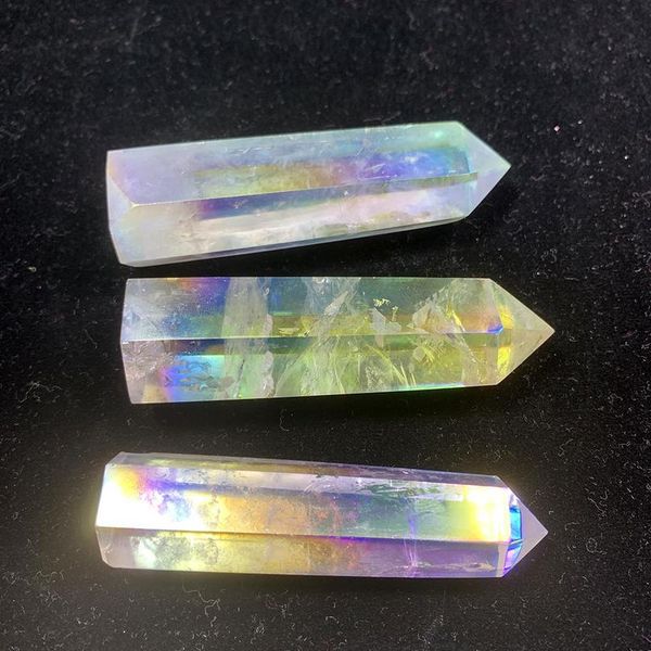 natural clear crystal quartz electroplating rainbow wand point healing stones for aquarium crafts making ornaments ho qylyrz, Black
natural clear crystal quartz electroplating rainbow wand point healing stones for aquarium crafts making ornaments ho qylyrz, Black