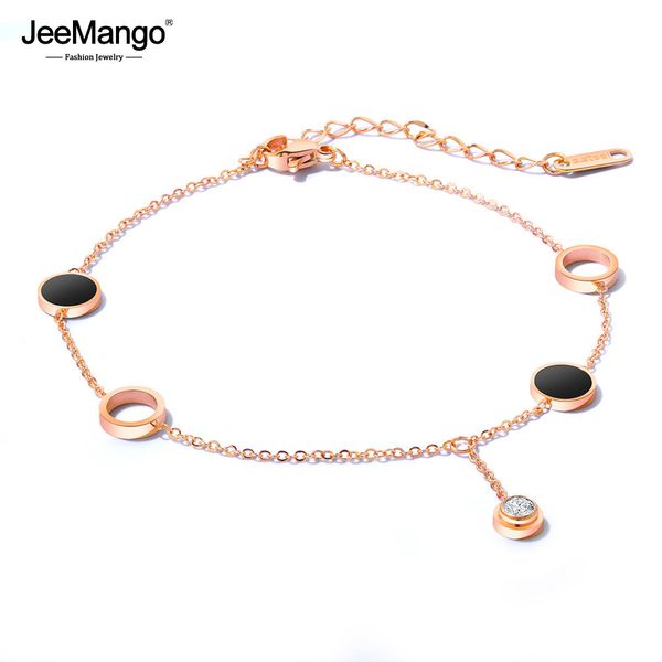 jeemango vintage stainless steel rose gold beaded chain charm leg anklets for women ankle bracelet woman foot jewelry ja19005 t200901, Red;blue
jeemango vintage stainless steel rose gold beaded chain charm leg anklets for women ankle bracelet woman foot jewelry ja19005 t200901, Red;blue