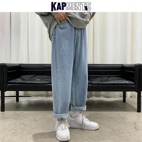 kapments vintage men korean baggy jeans 2020 mens fashion streetwear high waist blue straight denim pants male loose harem pants1
kapments vintage men korean baggy jeans 2020 mens fashion streetwear high waist blue straight denim pants male loose harem pants1