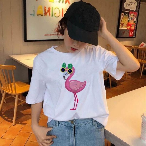 flamingo printed t shirt women short sleeve t-shirt femme ulzzang tshirt vintage women clothes, White
flamingo printed t shirt women short sleeve t-shirt femme ulzzang tshirt vintage women clothes, White