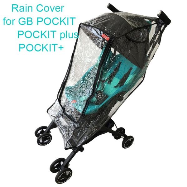 Stroller Raincoat For Goodbaby Pockit Umbrella Car Rain Cover For Gb Pockit+ Pushchair Windproof Clothes Trolley Accessories