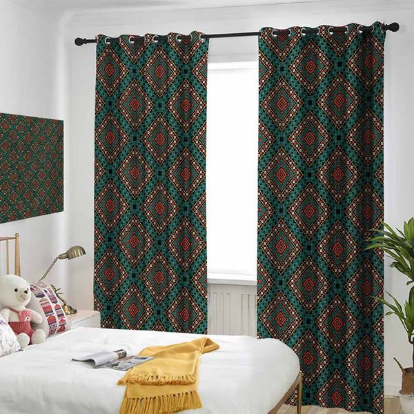 thermal insulated room darkening window shade ancient border tribal symbol antique design tile pattern print curtain
thermal insulated room darkening window shade ancient border tribal symbol antique design tile pattern print curtain