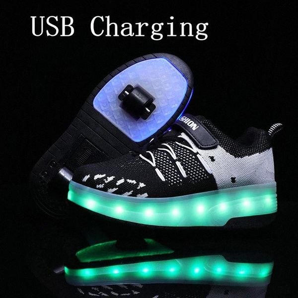 2020 new 28-43 usb charging children sneakers with 2 wheels girls boys led shoes kids sneakers with wheels roller skate shoes #z77d
2020 new 28-43 usb charging children sneakers with 2 wheels girls boys led shoes kids sneakers with wheels roller skate shoes #z77d