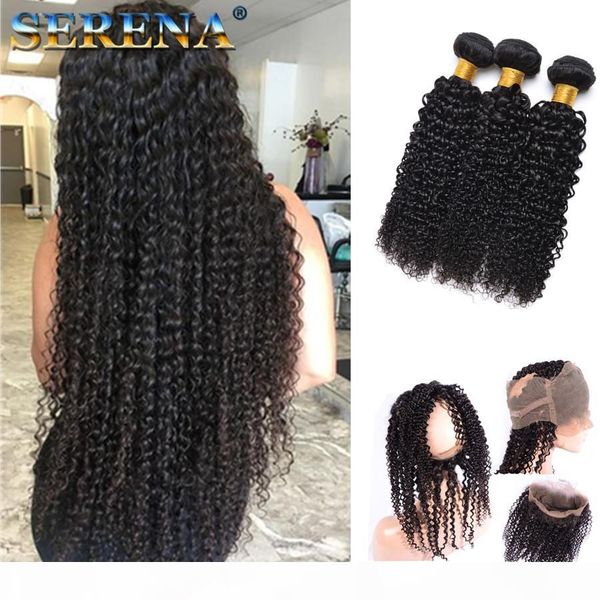 360 lace frontal with bundles brazilian deep wave virgin hair with closure deep curly hair pre plucked 360 closure human curly frontal, Black;brown
360 lace frontal with bundles brazilian deep wave virgin hair with closure deep curly hair pre plucked 360 closure human curly frontal, Black;brown