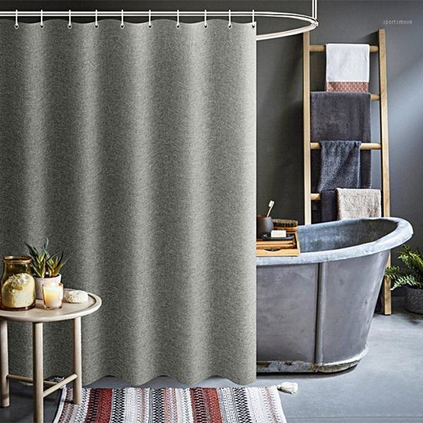 shower curtains gray solid color curtain bathroom imitation linen waterproof mildew thickening d401
shower curtains gray solid color curtain bathroom imitation linen waterproof mildew thickening d401