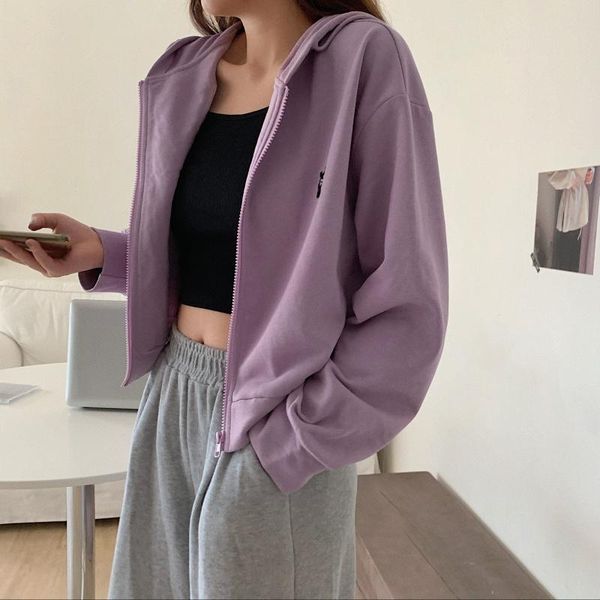 women's hoodies & sweatshirts spring and autumn korean version ins fashion loose short student versatile hooded zipper jacket female tr, Black
women's hoodies & sweatshirts spring and autumn korean version ins fashion loose short student versatile hooded zipper jacket female tr, Black