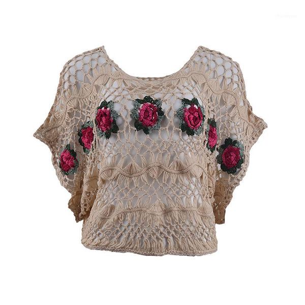 summer women blouse shirt spring hand made loose shirt batwing short sleeve crocheted flower female blouse 13201, White
summer women blouse shirt spring hand made loose shirt batwing short sleeve crocheted flower female blouse 13201, White