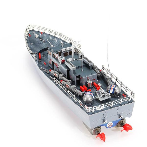 1/115 2.4G EHT-2877 Missile Destroyer RC Boat 4km/h Vehicle Models Outdoor Toys Boy Gifts w/ Controller Two Motors Light
1/115 2.4G EHT-2877 Missile Destroyer RC Boat 4km/h Vehicle Models Outdoor Toys Boy Gifts w/ Controller Two Motors Light