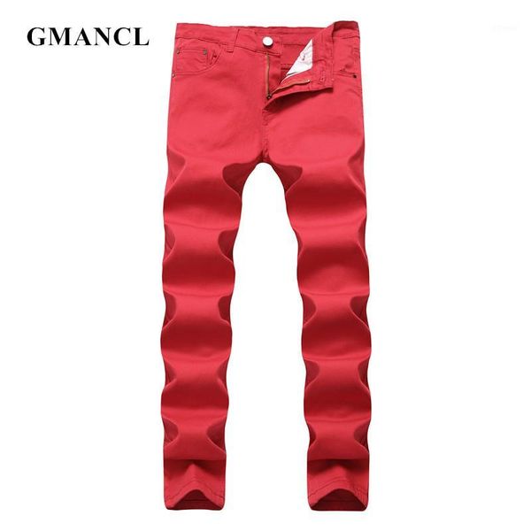 men's jeans gmancl spring men slim fit elasticity classic fashion solid color hip hop causal high street straight man trousers1, Blue
men's jeans gmancl spring men slim fit elasticity classic fashion solid color hip hop causal high street straight man trousers1, Blue