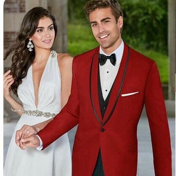 new red mens suits (jacket+pants+vest+tie) 3 pieces wedding suits for men single breasted groom tuxedos business formal men suit, White;black
new red mens suits (jacket+pants+vest+tie) 3 pieces wedding suits for men single breasted groom tuxedos business formal men suit, White;black