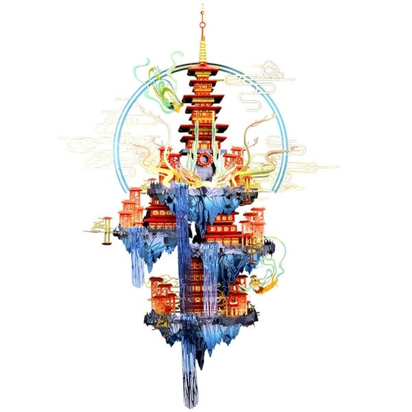 mu penglai fairy island 3d metal kits diy assemble puzzle laser cut jigsaw building toy ym-n095iii-c y200421
mu penglai fairy island 3d metal kits diy assemble puzzle laser cut jigsaw building toy ym-n095iii-c y200421