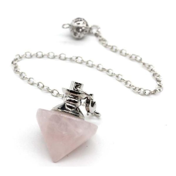 reiki natural stone crystal quartz dowsing pendulum metal chain cone charm pendant for men women divination amulet jewel qylfxh, Black
reiki natural stone crystal quartz dowsing pendulum metal chain cone charm pendant for men women divination amulet jewel qylfxh, Black