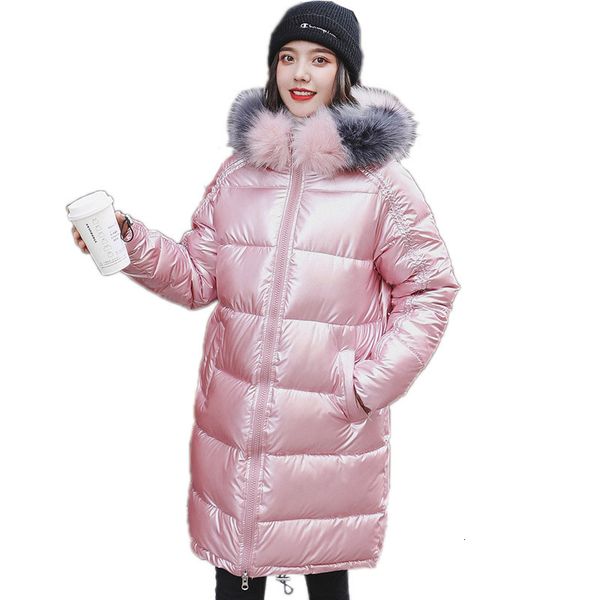 2021 new shiny female winter jacket warm padded cotton thicken great fur collar ladies long coats of women parka jackets 4sxe, Black
2021 new shiny female winter jacket warm padded cotton thicken great fur collar ladies long coats of women parka jackets 4sxe, Black