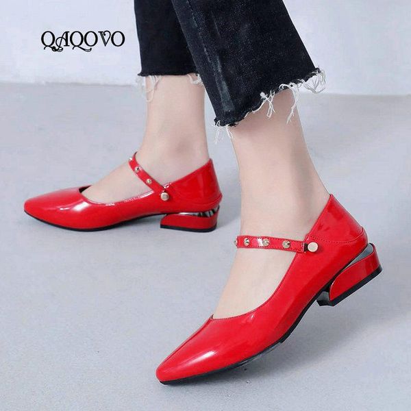 women patent leather mary jane pumps shoes square low heels buckle spring autumn shoes female beige red black
women patent leather mary jane pumps shoes square low heels buckle spring autumn shoes female beige red black