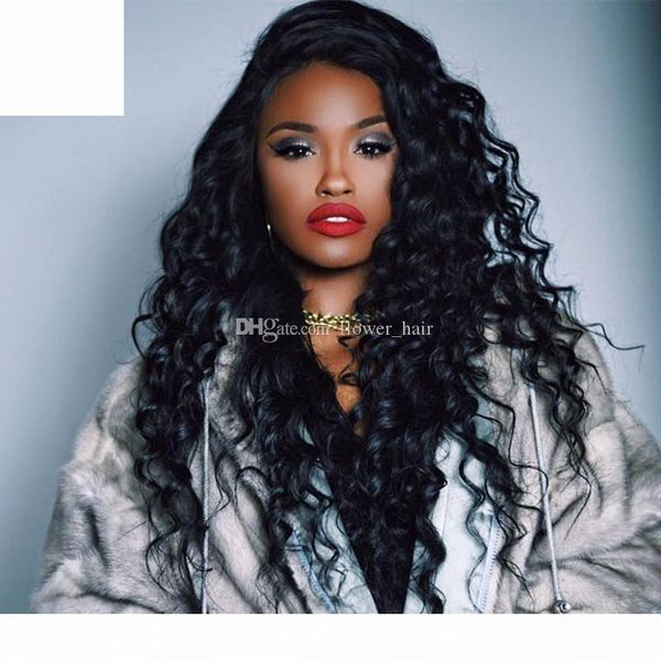 deep wave human hair wigs natural hairline virgin brazilian hair glueless deep curly full lace wigs for black women, Black;brown
deep wave human hair wigs natural hairline virgin brazilian hair glueless deep curly full lace wigs for black women, Black;brown