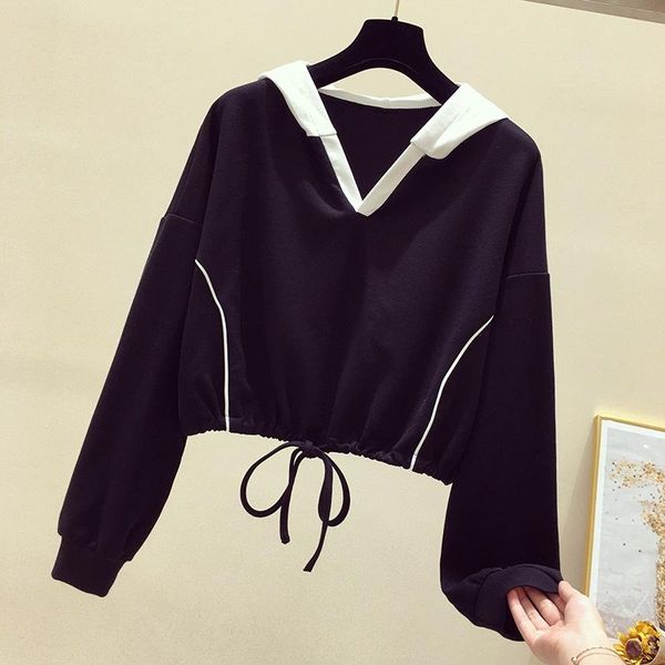 female women sweater clothes new fashion 2021 autumn lantern sleeve half black, White;black
female women sweater clothes new fashion 2021 autumn lantern sleeve half black, White;black