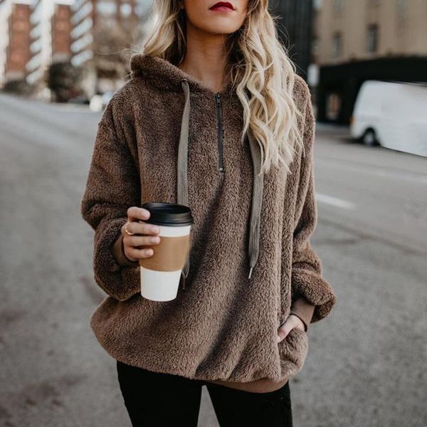women's jackets fashion plush hooded sweatshirt women autumn winter warm long sleeve pocket causal hoodies outwear female plus size 5xl, Black;brown
women's jackets fashion plush hooded sweatshirt women autumn winter warm long sleeve pocket causal hoodies outwear female plus size 5xl, Black;brown