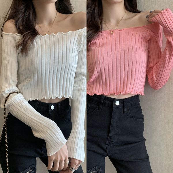 2020 new pulloveredition of hanfeng early autumn slim fit short sweater 2020 new pullover pulloverlace pulloveredition of hanfeng early autu, White;black
2020 new pulloveredition of hanfeng early autumn slim fit short sweater 2020 new pullover pulloverlace pulloveredition of hanfeng early autu, White;black
