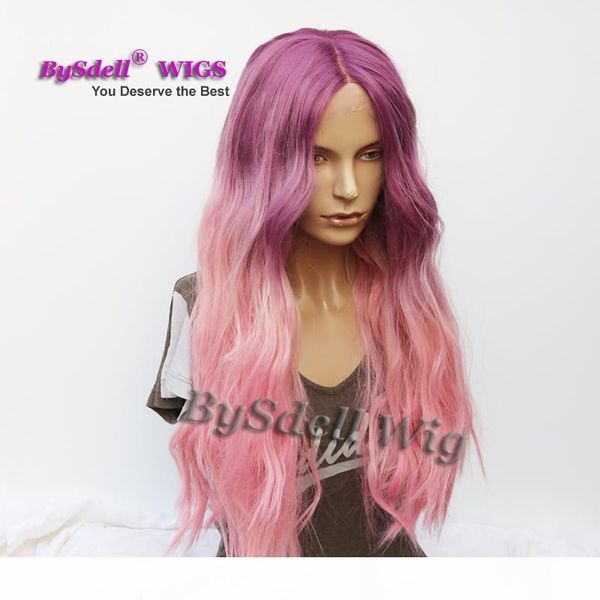 beauty ombre two tone color synthetic grape purple ombre pink purple color wig long wavy lace front full lace full hand tied wig, Black
beauty ombre two tone color synthetic grape purple ombre pink purple color wig long wavy lace front full lace full hand tied wig, Black