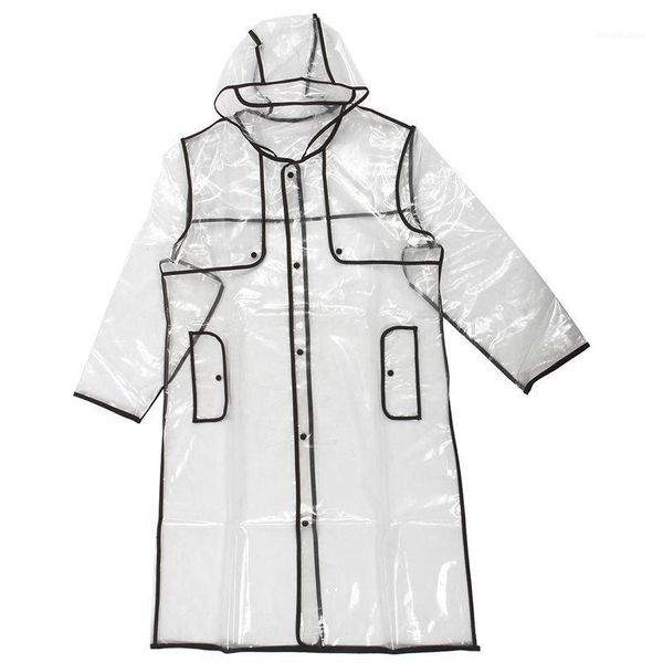 raincoats -fashion women's transparent eva raincoat outdoor travel waterproof rain coat black 130cm1
raincoats -fashion women's transparent eva raincoat outdoor travel waterproof rain coat black 130cm1
