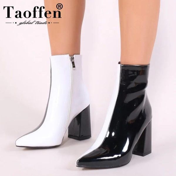 boots taoffen arrival women ankle fashion leopard winter shoes zipper lady party short footwear size 35-431, Black
boots taoffen arrival women ankle fashion leopard winter shoes zipper lady party short footwear size 35-431, Black