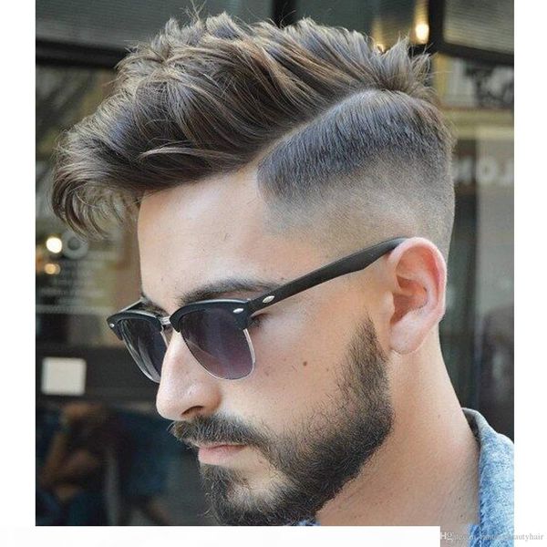 human hair toupee for men q6 base pu and french lace cap remy hair bleached knots men's wigs hairpieces replacement, Black
human hair toupee for men q6 base pu and french lace cap remy hair bleached knots men's wigs hairpieces replacement, Black