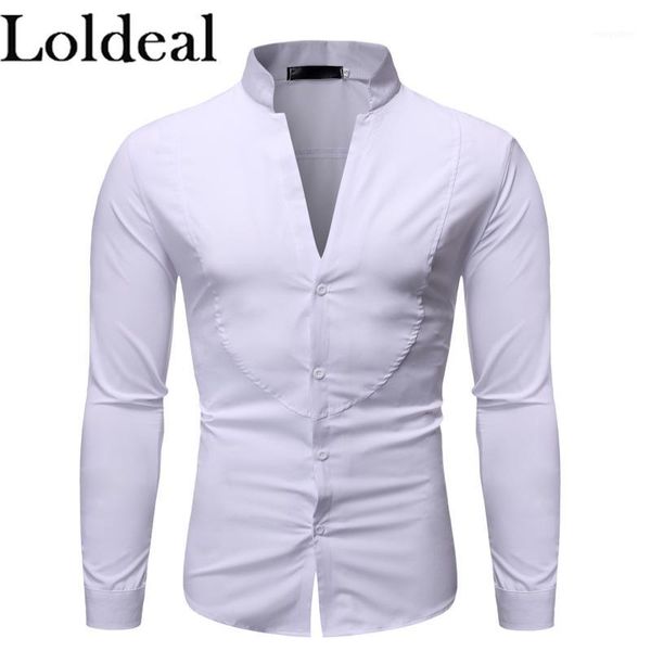 loldeal male v-neck shirts loose cotton blend solid color button long sleeve shirts1, White;black
loldeal male v-neck shirts loose cotton blend solid color button long sleeve shirts1, White;black