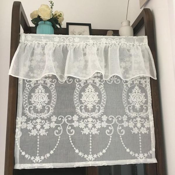 curtain & drapes white half retro flower embroidery coffee lace yarn pure short for bar kitchen cabinet door children's room1
curtain & drapes white half retro flower embroidery coffee lace yarn pure short for bar kitchen cabinet door children's room1
