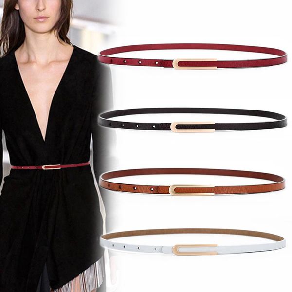 cowhide belts for women thin genuine leather belt dress fashion gold alloy buckle strap jeans soft cow waistbands, Black;brown
cowhide belts for women thin genuine leather belt dress fashion gold alloy buckle strap jeans soft cow waistbands, Black;brown