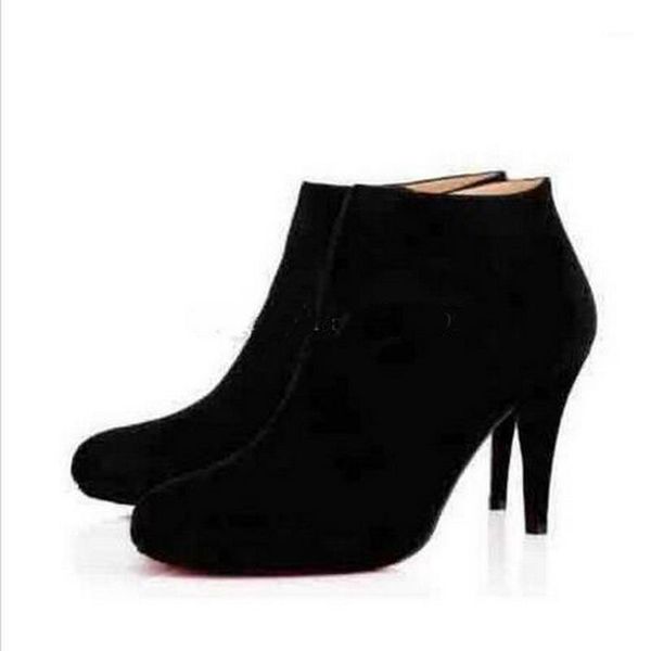 lady shoes 10cm ankle boot suede boot winter autumn fashion shoes for woman belle boots luxury designer factory wholesale 35-421, Black
lady shoes 10cm ankle boot suede boot winter autumn fashion shoes for woman belle boots luxury designer factory wholesale 35-421, Black