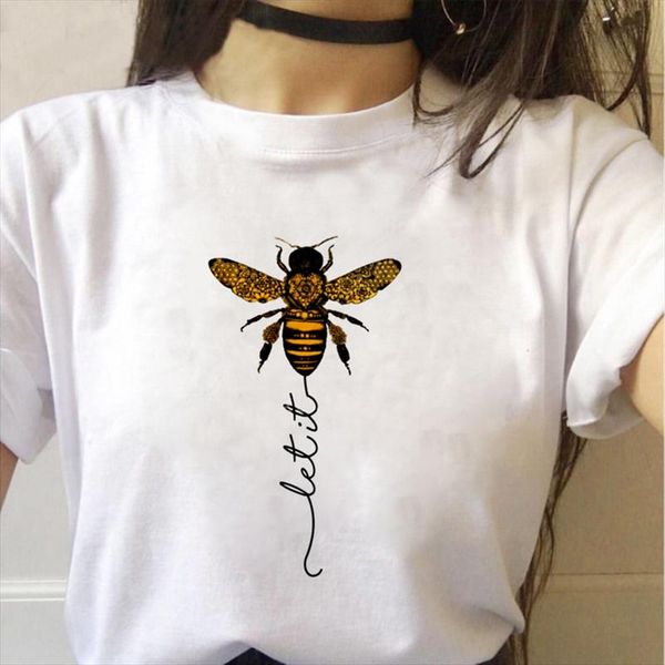 женщины bee добрые футболки мультфильм эстетика графические печатные вершины лето с коротким рукавом футболки женские камиссетас муджер, White
женщины bee добрые футболки мультфильм эстетика графические печатные вершины лето с коротким рукавом футболки женские камиссетас муджер, White