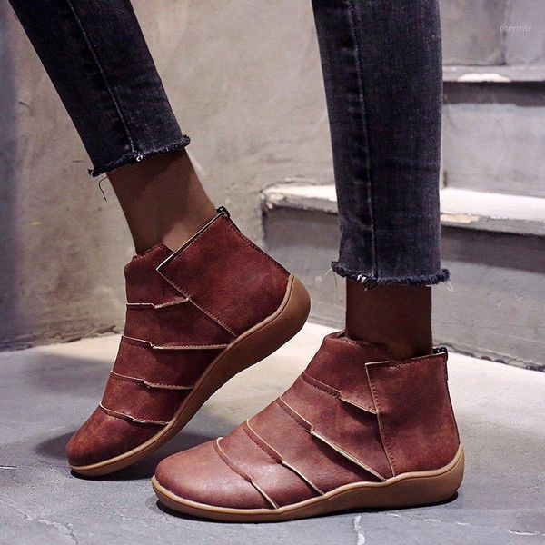 boots women brown casual pu leather platform flat ankle ladies fashion plus size zip autumn short shoes vt13981, Black
boots women brown casual pu leather platform flat ankle ladies fashion plus size zip autumn short shoes vt13981, Black
