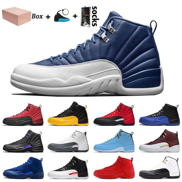 2020 with box indigo new jumpman 12 12s satin jordan retro basketball shoes university gold reverse flu game dark concord sneakers, White;red
2020 with box indigo new jumpman 12 12s satin jordan retro basketball shoes university gold reverse flu game dark concord sneakers, White;red