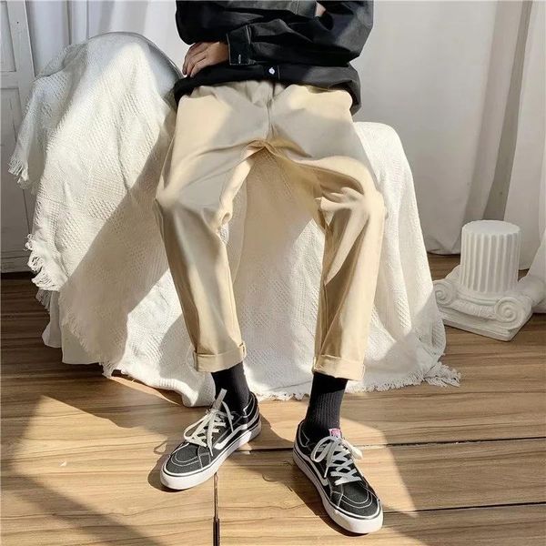 men's pants 2021 summer thin cotton khaki casual business solid color stretch trousers brand plus size mens, Black
men's pants 2021 summer thin cotton khaki casual business solid color stretch trousers brand plus size mens, Black