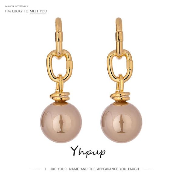 yhpup new fashion korean simple design dangle earrings copper imitation pearls statement earrings for women jewelry, Silver
yhpup new fashion korean simple design dangle earrings copper imitation pearls statement earrings for women jewelry, Silver