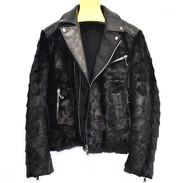 2020men's new natural real sheepskin motorcycle clothing motorcycle clothing autumn and winter warm casual european an1, Black
2020men's new natural real sheepskin motorcycle clothing motorcycle clothing autumn and winter warm casual european an1, Black