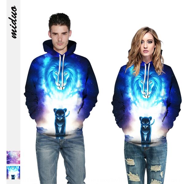 star lion sweater digitaldigital digitalking digital printed men's and women's hooded sweater loose large size long sleeve autumn, Black
star lion sweater digitaldigital digitalking digital printed men's and women's hooded sweater loose large size long sleeve autumn, Black