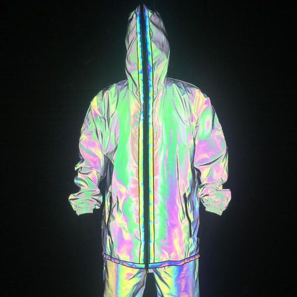 men's jackets spring autumn men colorful reflective zipper hip hop cloak man night reflect jacket personality cosplay costume, Black;brown
men's jackets spring autumn men colorful reflective zipper hip hop cloak man night reflect jacket personality cosplay costume, Black;brown