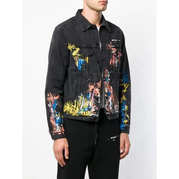 men designers clothes 2020 high-quality casual women's jacket destroyed old hand-painted graffiti splash ink denim jacket jacket, Black;brown
men designers clothes 2020 high-quality casual women's jacket destroyed old hand-painted graffiti splash ink denim jacket jacket, Black;brown
